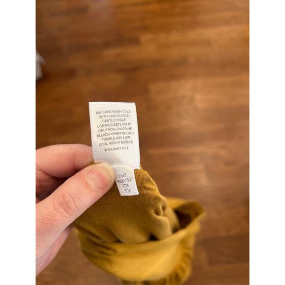 Garnet Hill Women's Favorite Maxi Knit Skirt Sandalwood Pockets Boho Size XL - Picture 8 of 9